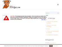 Tablet Screenshot of 10-tipps.com